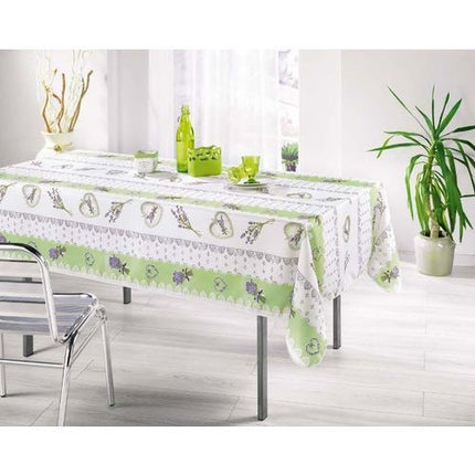 Nappe charme tilleul 1m50 x 1m20 anti tache infroissable