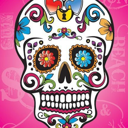 Serviette de plage chicano fushia MGN118  95 cm x 175 cm