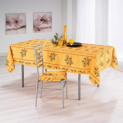 Nappe olivou jaune 2m40x1m50