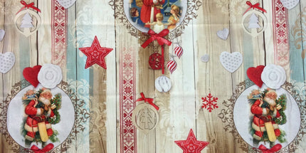 Nappe noël ref 94802 M  anti tache 2m40 x 1m48