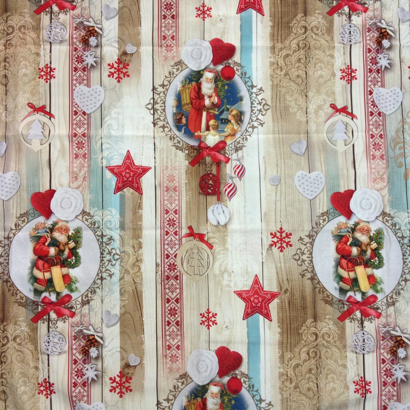 Nappe noël ref 94802 M  anti tache 2m40 x 1m48