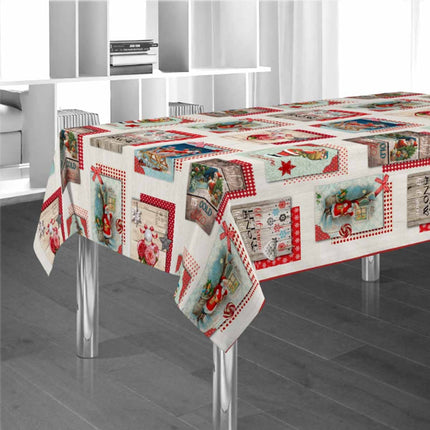 Nappe noël ref 94803   anti tache 2m x 1m50
