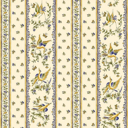 Nappe Faïence de Moustiers bleu  2m/1m50  ENDUT PLASTIFIE