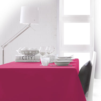 Nappe unie rose fushia 2m x 1m40 anti tache sans repassage