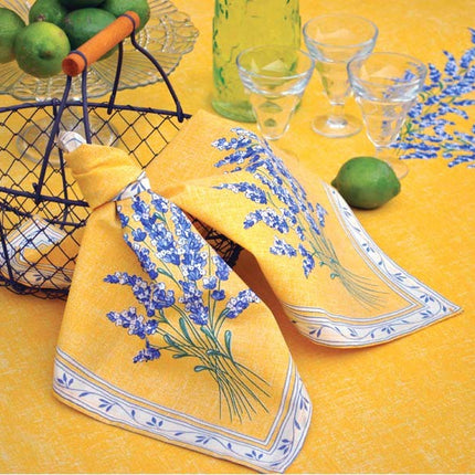 Nappe coton valensole jaune 2m50/1m55