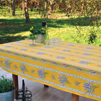 Nappe valensole jaune  2m/1m55 ENDUT PLASTIFIE