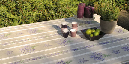 Nappe valensole lin  2m/1m55 ENDUT PLASTIFIE