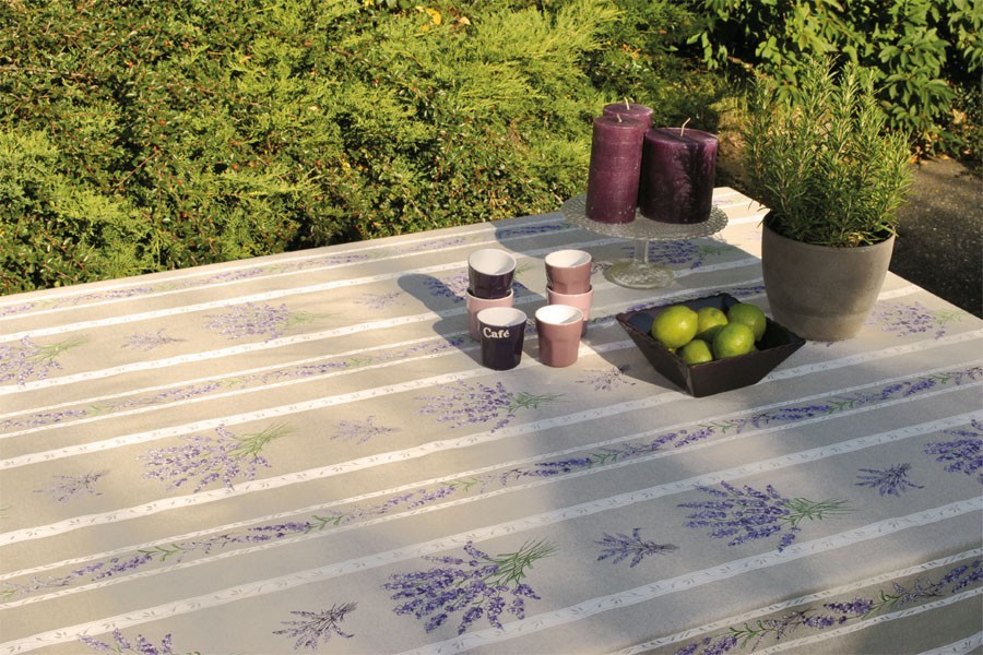 Nappe valensole lin  2m/1m55 ENDUT PLASTIFIE