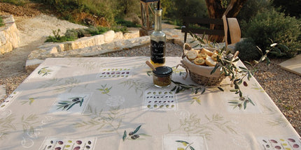 Nappe Eygalieres  2m50 x 1m55  ENDUT PLASTIFIE