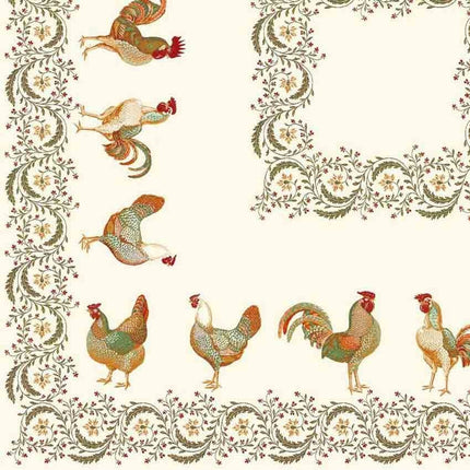 Nappe Plaid carré Chanteclair 1m45/1m45