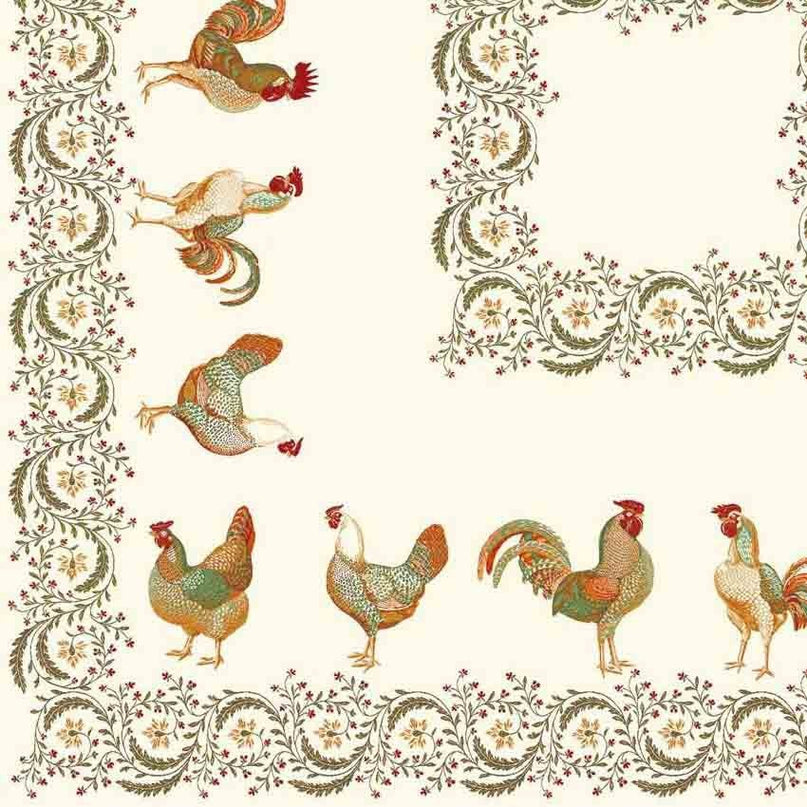 Nappe Plaid carré Chanteclair 1m45/1m45
