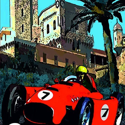 Serviette de plage Grand prix de Monaco 100 cm / 180 cm