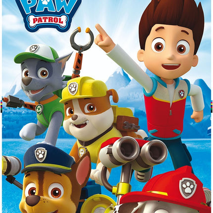 Serviette de plage Paw patrol bleu  70 cm x 140 cm