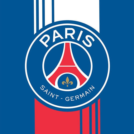 Serviette de plage PSG tricolore  Paris Saint  Germain 75 cm x 150 cm