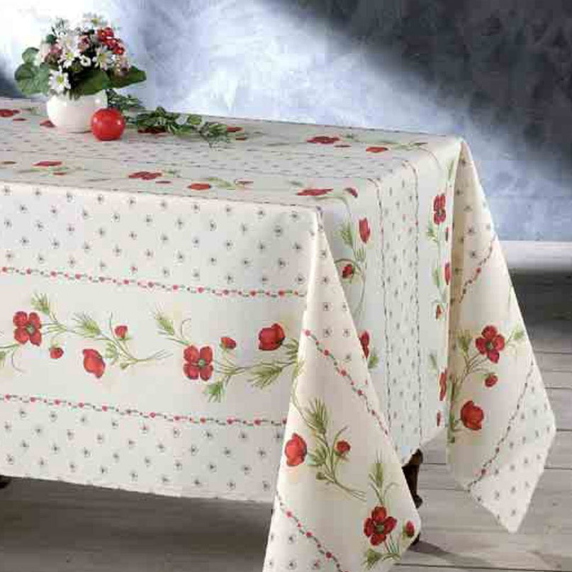 Nappe Coquelicot   2m/1m50