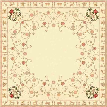 Nappe Plaid carré Noël 1m75/1m75
