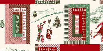 Nappe Plaid carré Vercors blanc rouge 1m45/1m45