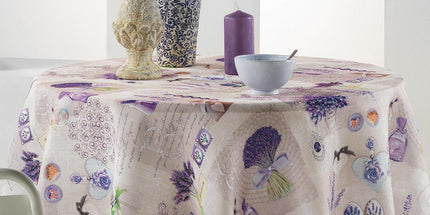 Nappe ronde 1m80  sentorial  anti tache infroissable