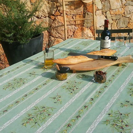 Nappe clos des oliviers vert  2m /1m50  ENDUT PLASTIFIE