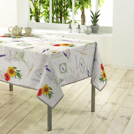 Nappe hélianthus  2m40 x 1m50 anti tache sans repassage