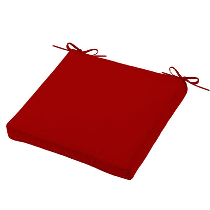 Coussin de chaise Sunny rouge 40 x 40 x 5 cm Déhoussable Extérieur Imperméable