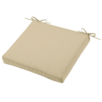 Coussin de chaise Sunny couleur lin 40 x 40 x 5 cm Déhoussable Extérieur Imperméable