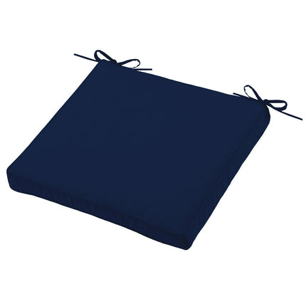 Coussin de chaise Sunny marine 40 x 40 x 5 cm Déhoussable Extérieur Imperméable