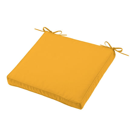 Coussin de chaise Sunny mimosa 40 x 40 x 5 cm Déhoussable Extérieur Imperméable