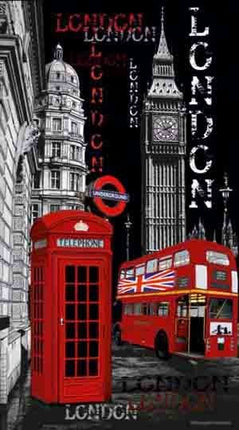 Serviette de plage Londres MG60 COTON  75 cm x 150 cm