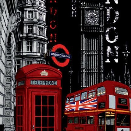 Serviette de plage Londres MG60 COTON  75 cm x 150 cm