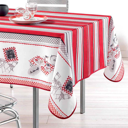 Nappe bistrot chic 2m x 1m50 anti tache et infroissable