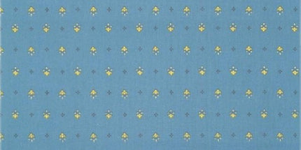 Tissu au mètre coton provençale vence Bleu J all over