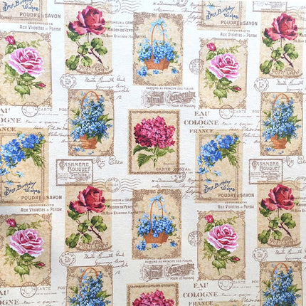 tissu au mètre coton enduit 140 cm de large Mimi C 601