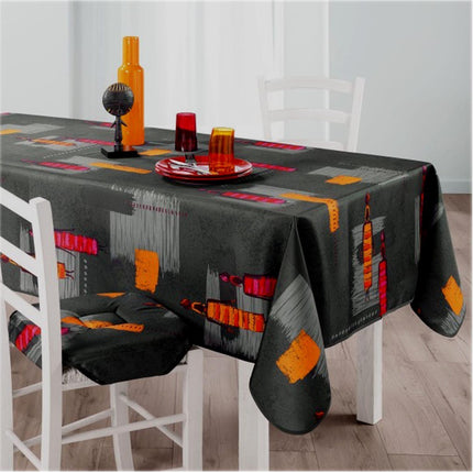Nappe jaya anthracite 2m x 1m50 anti tache et sans repassage