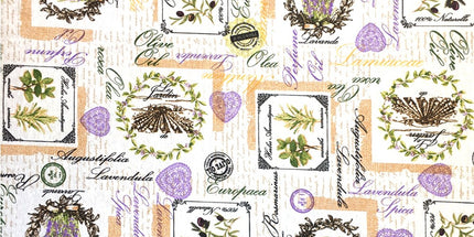 Tissu au mètre coton enduit Arles 140 cm de large