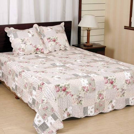 Plaid boutis JARDIN 1m50/1m50