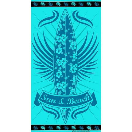 Serviette de plage JQ140 Righteous turquoise 95 cm x 175 cm