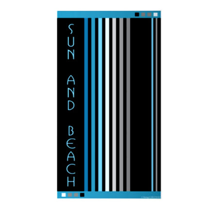 Serviette de plage JQ89 prestige bleu perle 95 cm x 175 cm