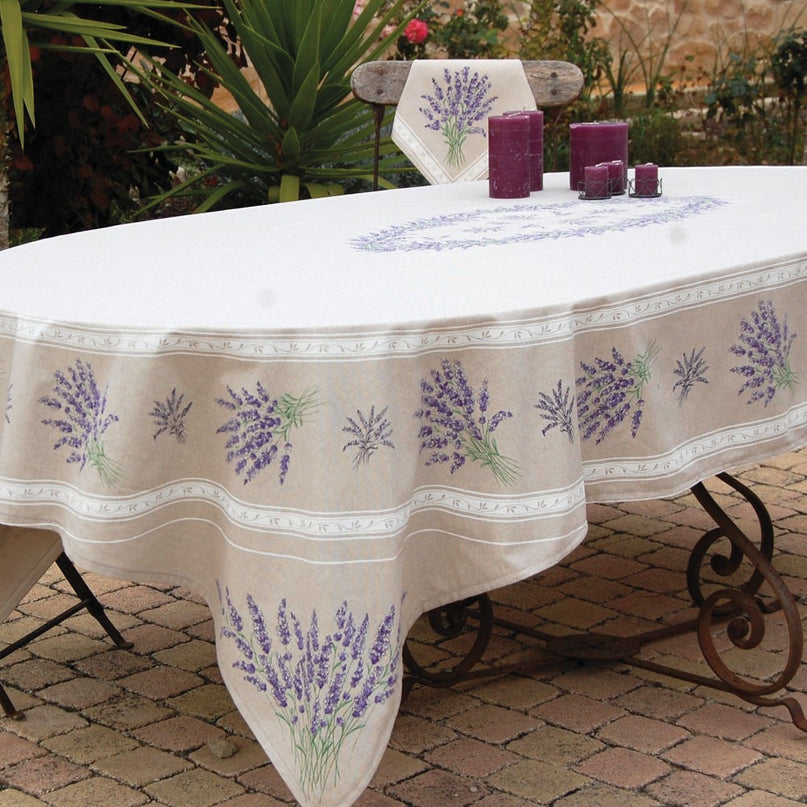 Nappe coton valensole lin 2m50/1m55