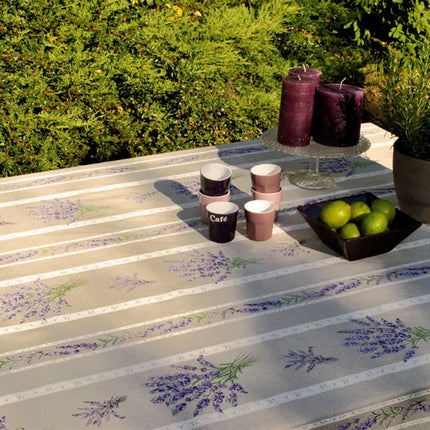 Nappe valensole lin coton enduit 1m55/1m20