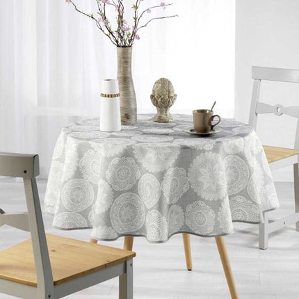 Nappe ronde 1m80 anais naturel anti tache et infroissable