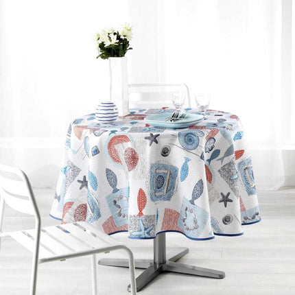 Nappe ronde 1m80 Cap Ferret anti tache infroissable