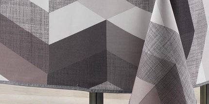 Nappe ultragraphic noir blanc 2m40 x 1m50 anti tache et sans repassage