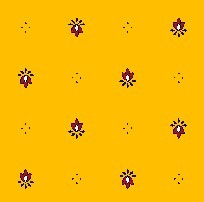 Nappe exclusif jaune R coton enduit plastifiée  2m x 1m50