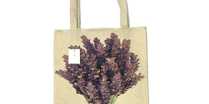 Sac en tissu tissé Bouquet de lavande