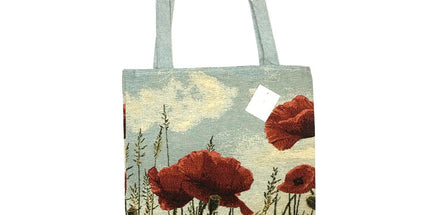 Sac en tissu tissé Pavots