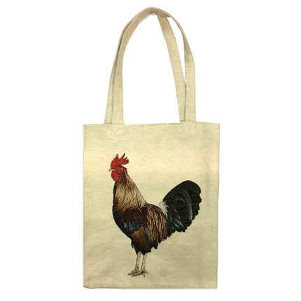 Sac en tissu tissé Coq