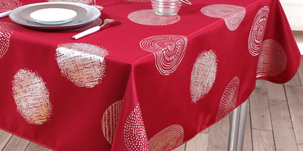 Nappe argentée R 2m40 x 1m48 anti tache et infroissable