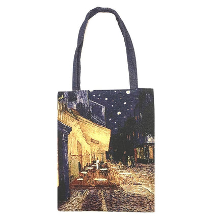 Sac en tissu tissé le Café de Nuit de Van Gogh