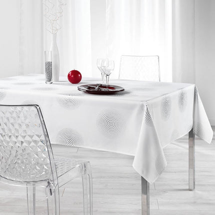 Nappe atome B argent 2m40 x 1m50 anti tache infroissable